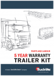 5 Year Warranty Booklet